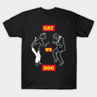 Cat Vs Dog T-Shirt